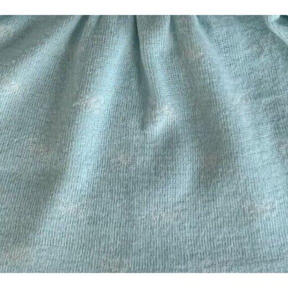 VIntage Baby Girl Sweet Treats Knit Dress Pastel Blue Size 18 Month Made Israel - Picture 3 of 7